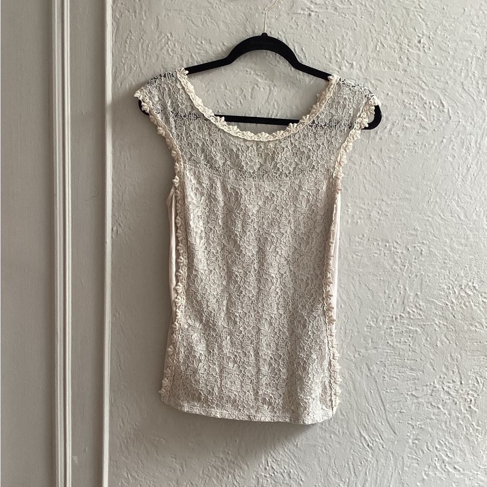 Express Lace sleeveless top